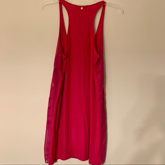 Fuschia T-bags LA‎ ruffle tank dress size xs women - Picture 5 of 5